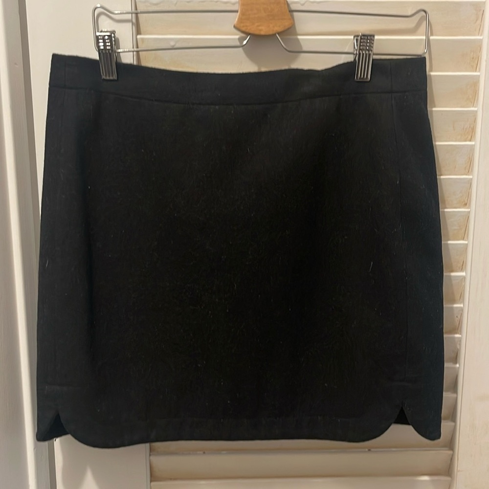 Black Jcrew mini skirt